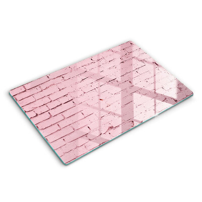 Modern placă din sticla protectie perete bucatarie Zid de cărămidă pastelat 80x52 cm