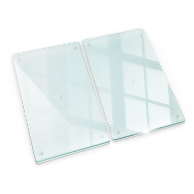 Transparent placă sticla protectie aragaz 2x30x52 cm