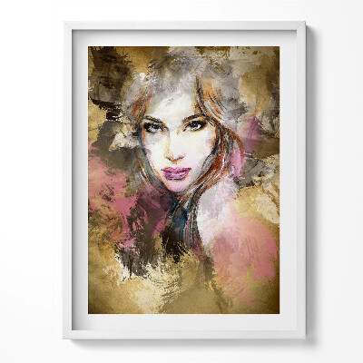 Tablou living cu rama Portretul unei femei misterioase