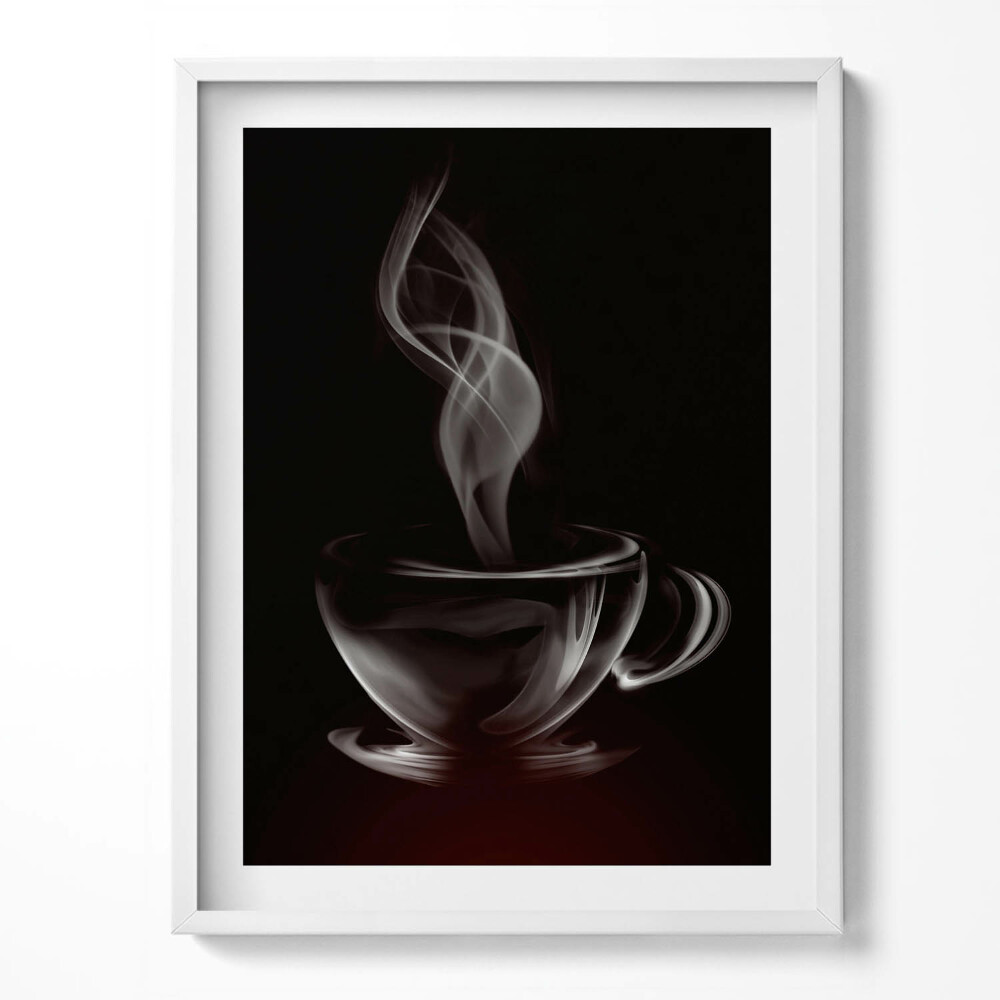 Tablou rama Ceașcă de cafea abstractă