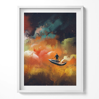 Tablou living cu rama Ideea abstractă a vieții de adult