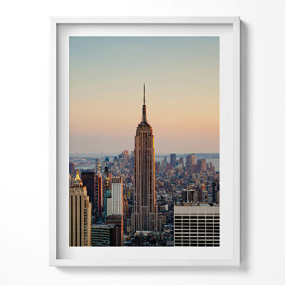 Tablou living cu rama Panorama orașului New York