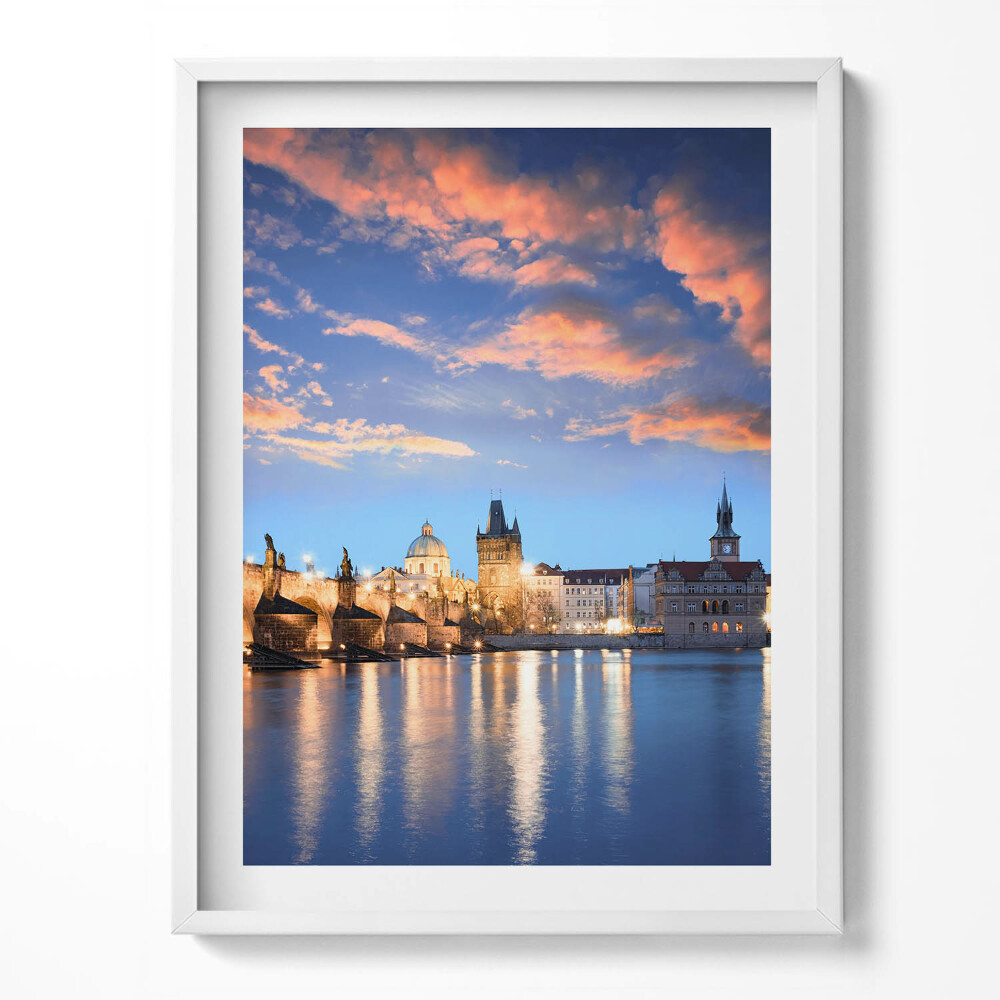 Tablou rama Peisaj urban seara