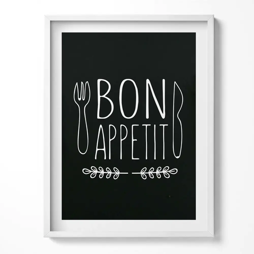 Tablou rama Inscripția „Poftă bună”