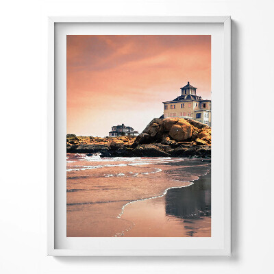 Tablou living cu rama Coasta Sherman Cottage