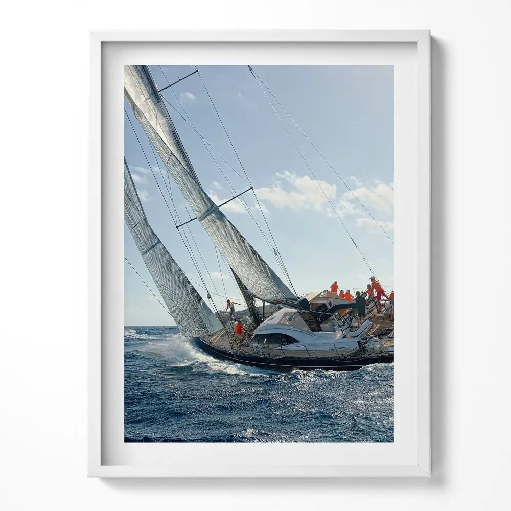 Tablou rama Regata de iahturi cu pânze