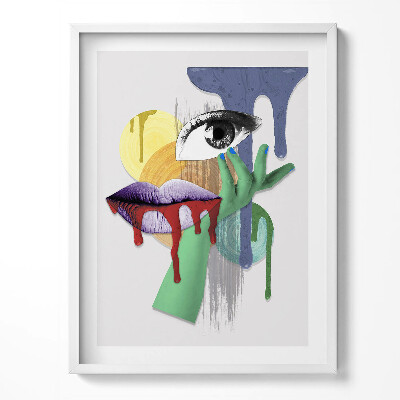 Tablou rama Colaj suprarealist