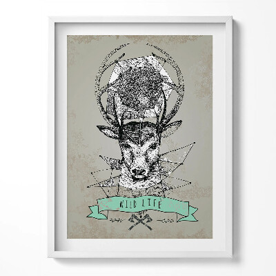 Tablou rama Cap de cerb