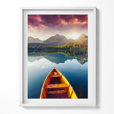 Tablou living cu rama Parcul Național Strbske Pleso Slovacia