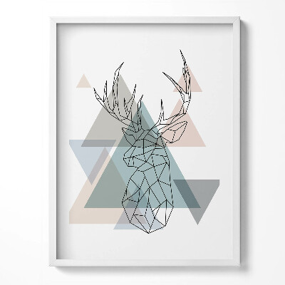 Tablou living cu rama Ren geometric