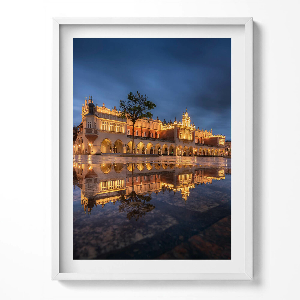 Tablou rama Piața Cracovia - Hala de pânză