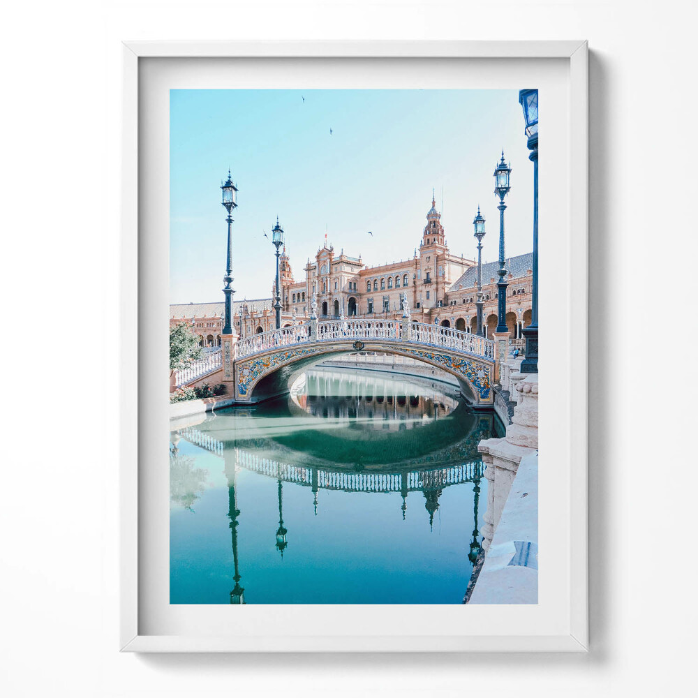 Tablou rama Plaza de España din Sevilla