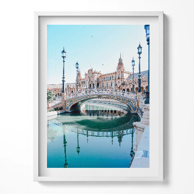 Tablou rama Plaza de España din Sevilla