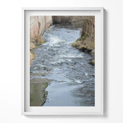 Tablou living cu rama Râul Morava