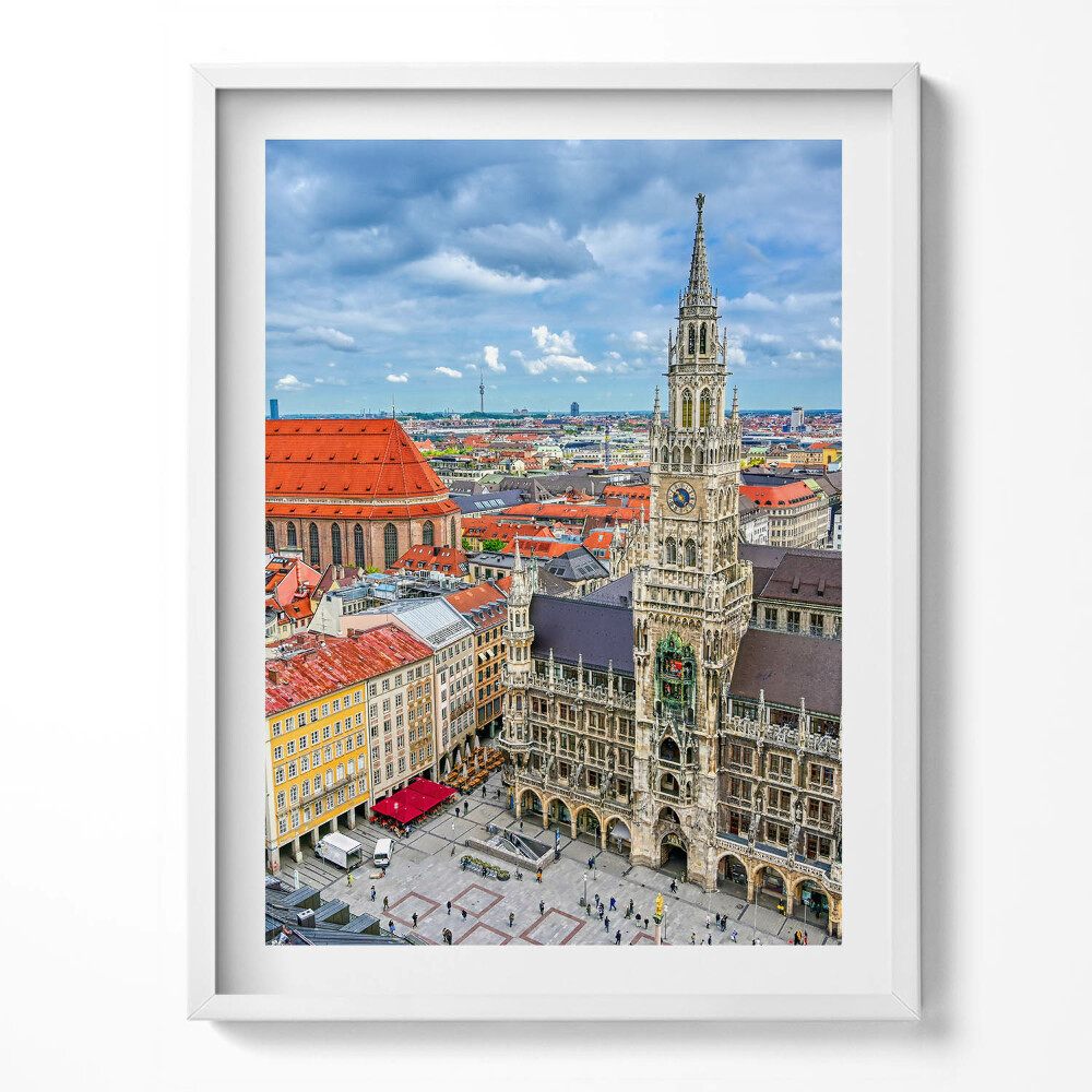 Tablou rama Primăria Marienplatz din München