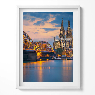 Tablou living cu rama Vedere a primăriei