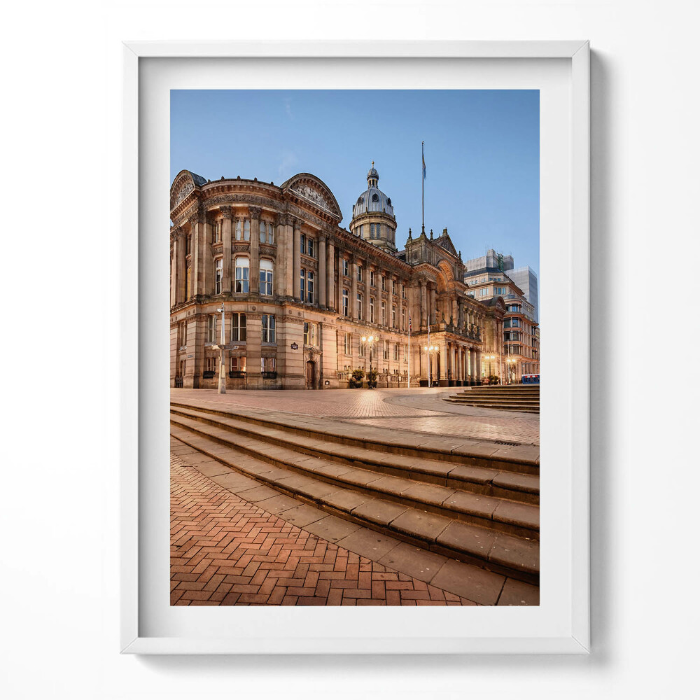 Tablou living cu rama Primăria orașului Birmingham, Anglia