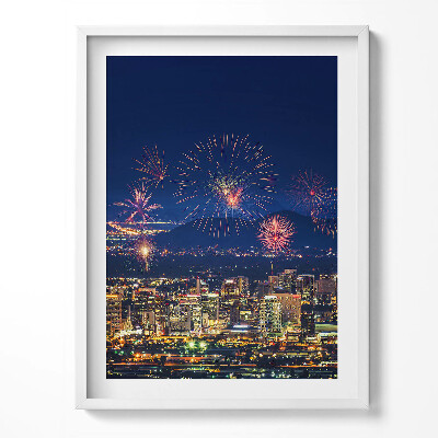 Tablou rama Orașul Phoenix noaptea