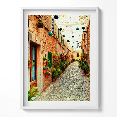 Tablou rama O stradă din satul Valldemossa