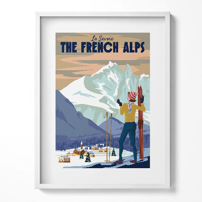 Tablou rama Poster Alpi Francezi