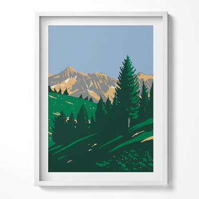 Tablou rama Parcul Național din Alpii Franța