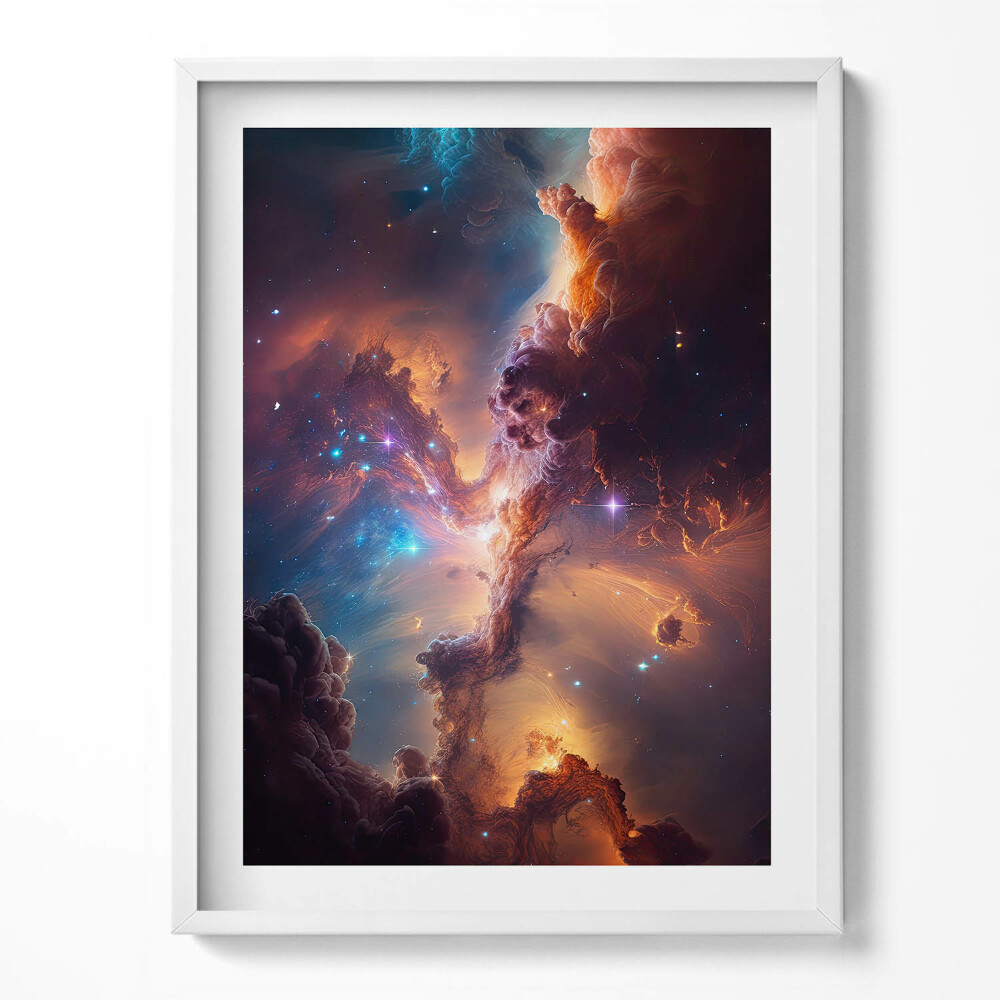 Tablou rama Stelele lumii spațiu