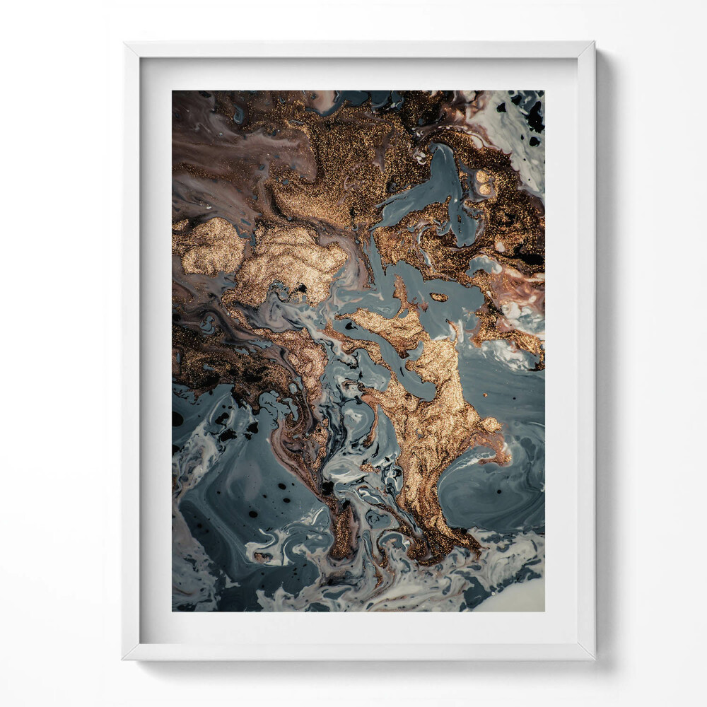 Tablou rama Artă abstractă din marmură