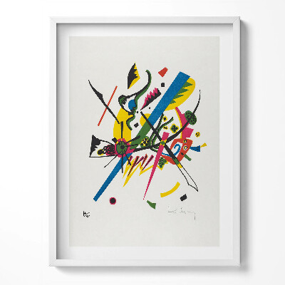 Tablou living cu rama Lumi mici 1 Vasili Kandinsky