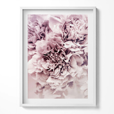 Tablou rama Petale de bujor roz pal