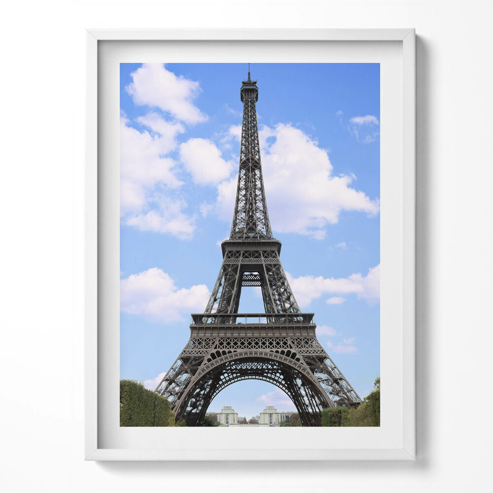 Tablou living cu rama Turnul Eiffel din Paris, Franța