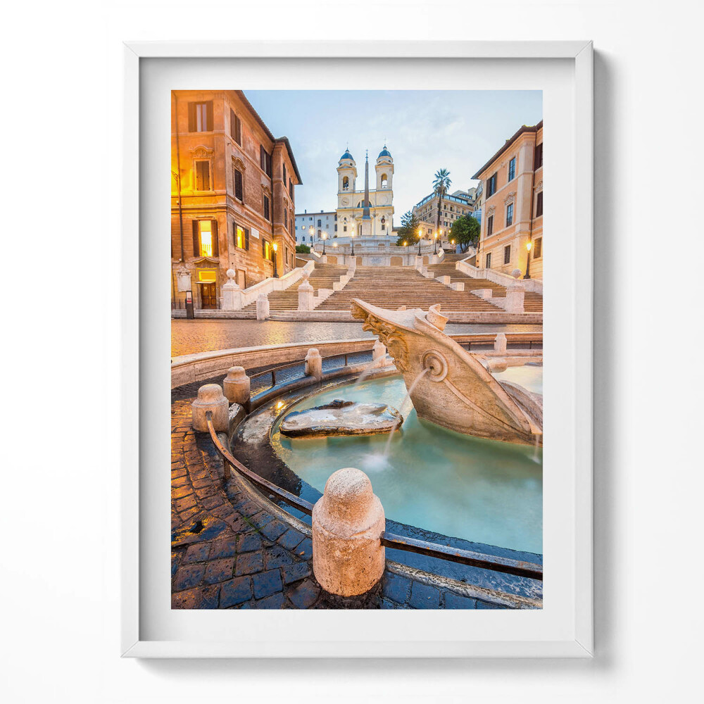 Tablou rama Fântână în oraș