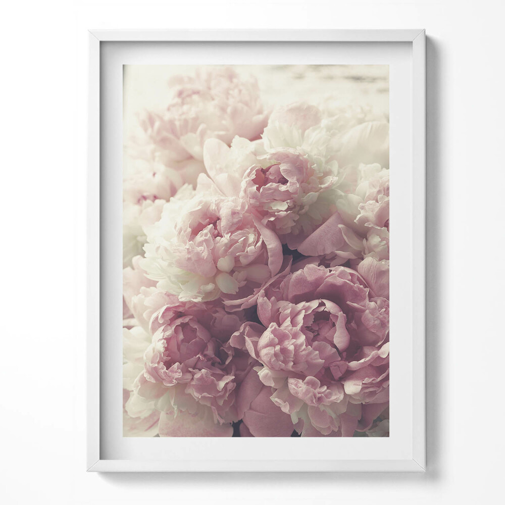 Tablou rama Flori subtile de bujori