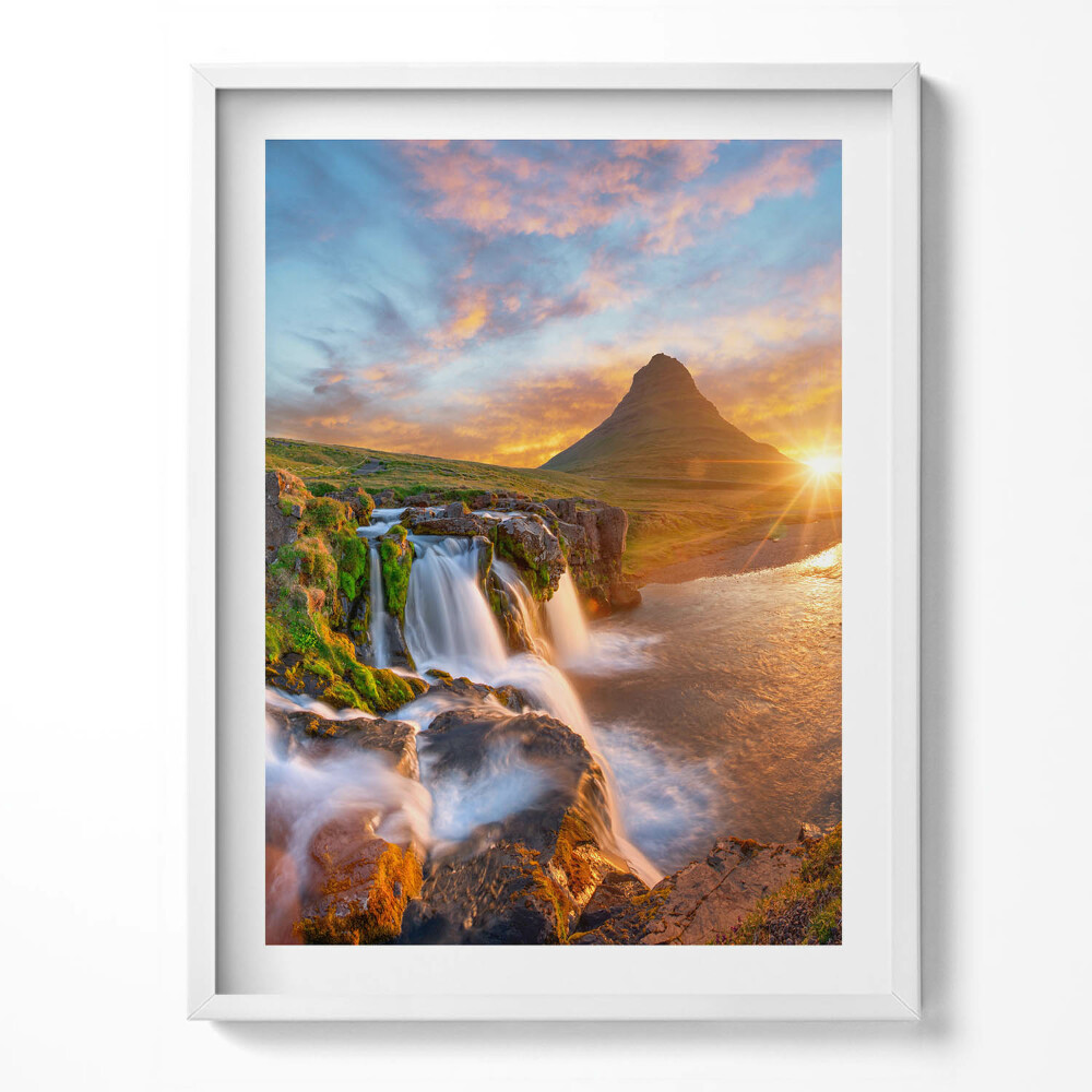 Tablou rama Peisaj natural la apus