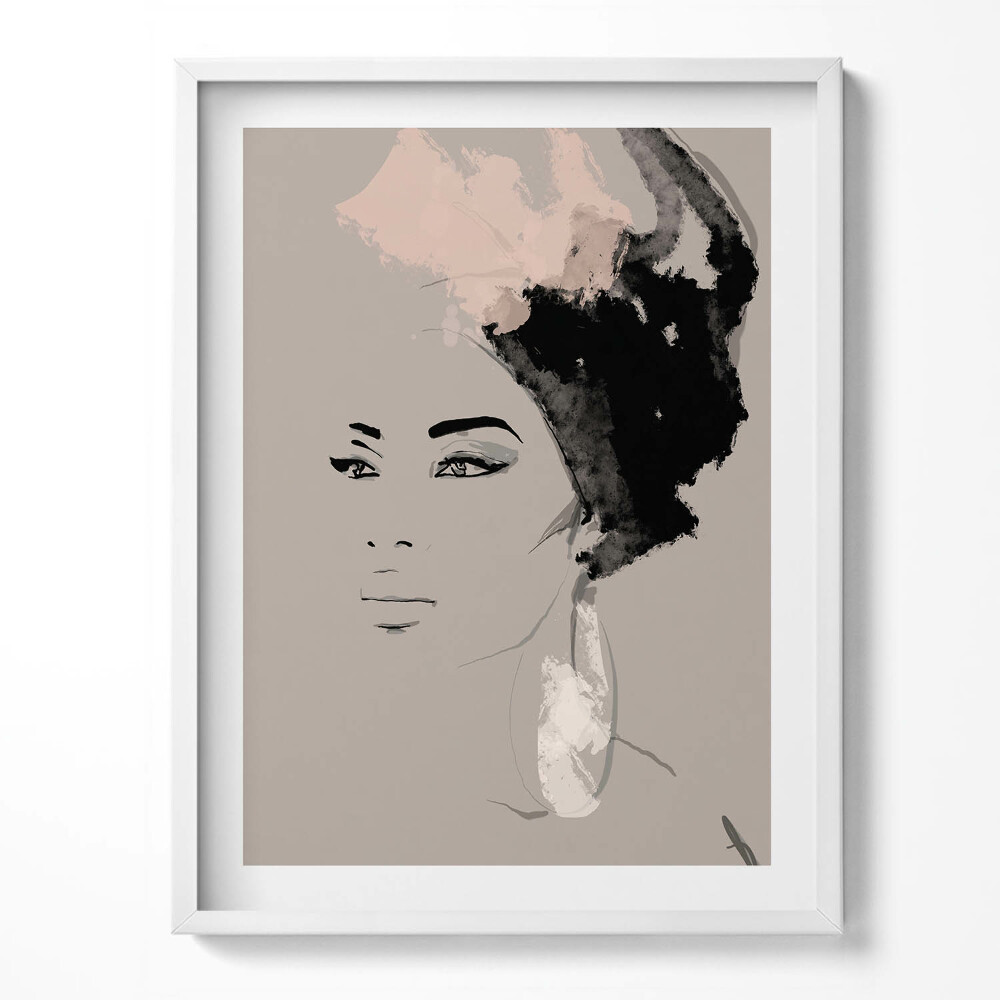 Tablou rama Portret abstract al unei femei