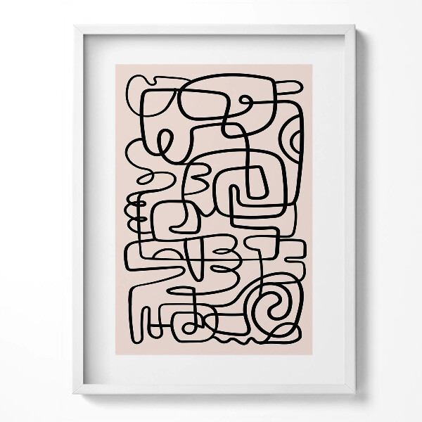 Tablou rama Forme abstracte de artă