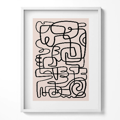 Tablou rama Forme abstracte de artă