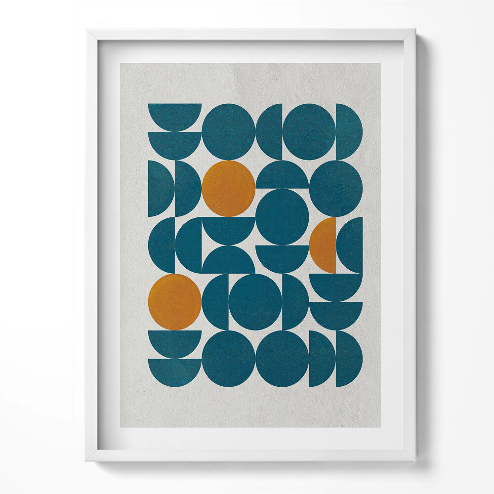 Tablou living cu rama Compoziție geometrică