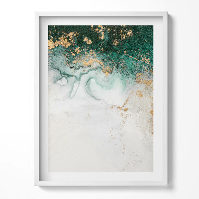 Tablou rama Compoziție abstractă cu aur