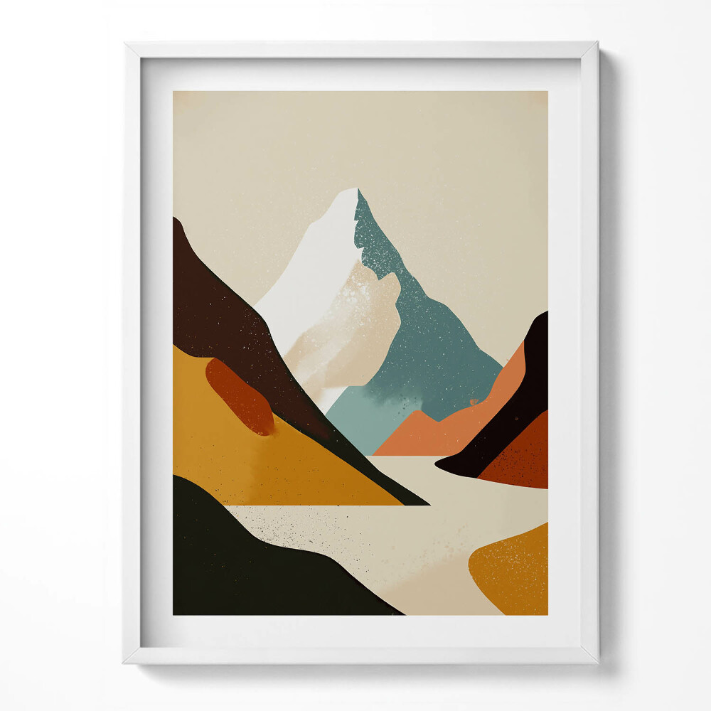 Tablou rama Ilustrație a pietrelor colorate