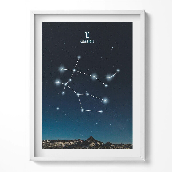 Tablou rama Constelația zodiacală Gemeni
