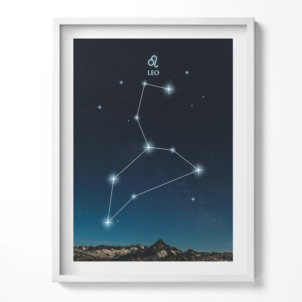 Tablou rama Constelația zodiacală Leu