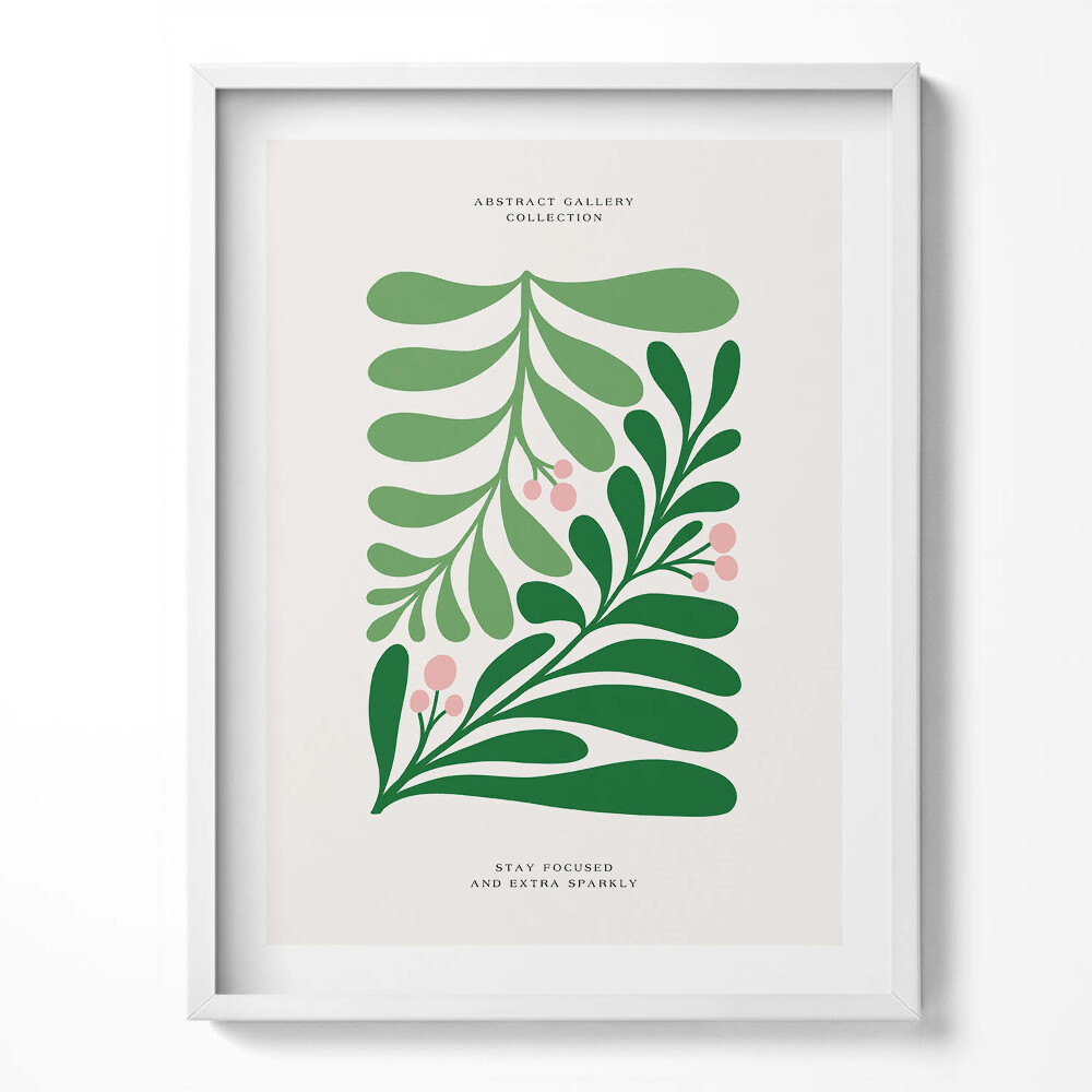 Tablou rama Ilustrație a plantelor și florilor