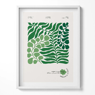 Tablou rama Ilustrație a plantelor și florilor