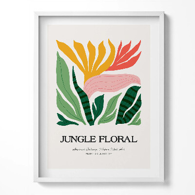 Tablou rama Ilustrație a plantelor și florilor