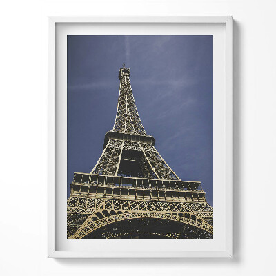 Tablou rama Vedere de jos a Turnului Eiffel din Paris