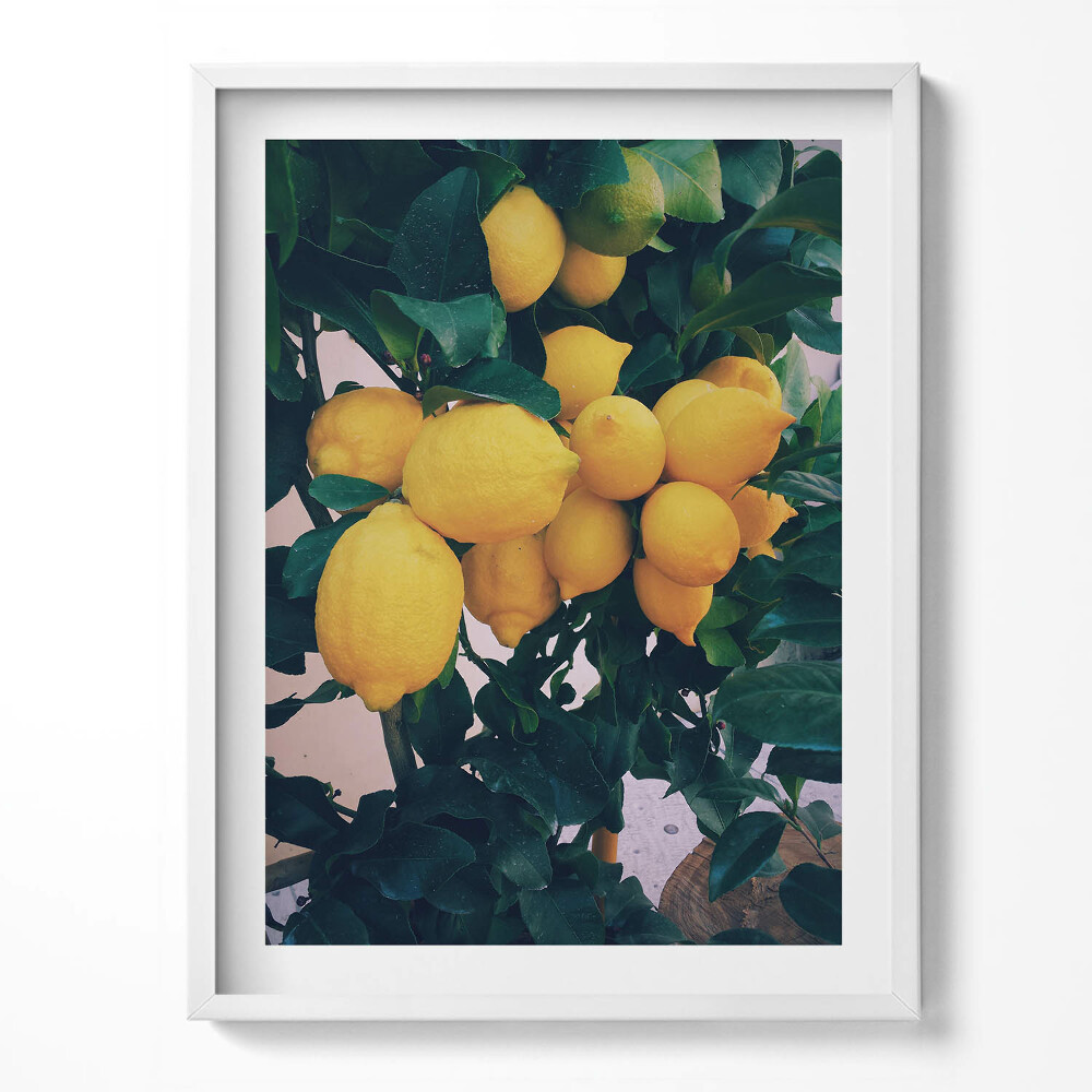 Tablou rama Lămâi galbene coapte