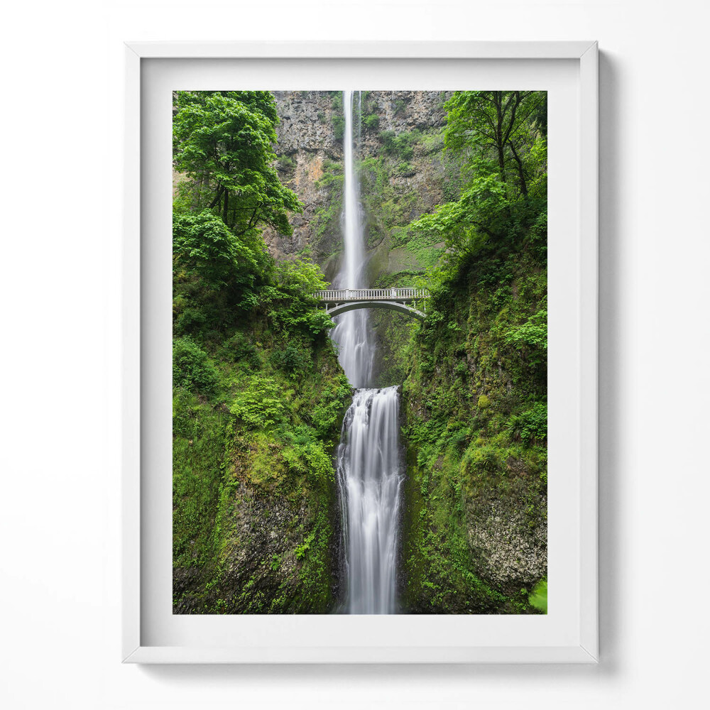 Tablou rama Cascadă înaltă și poduri