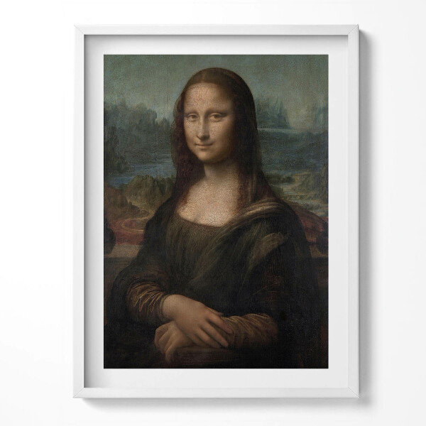 Tablou living cu rama Mona Lisa Leonardo Da Vinci