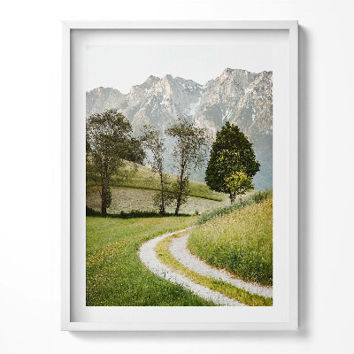 Tablou rama Un câine de câmp în munți