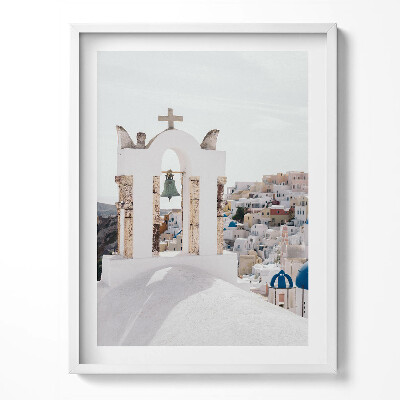 Tablou rama Arhitectura Greciei Santorini